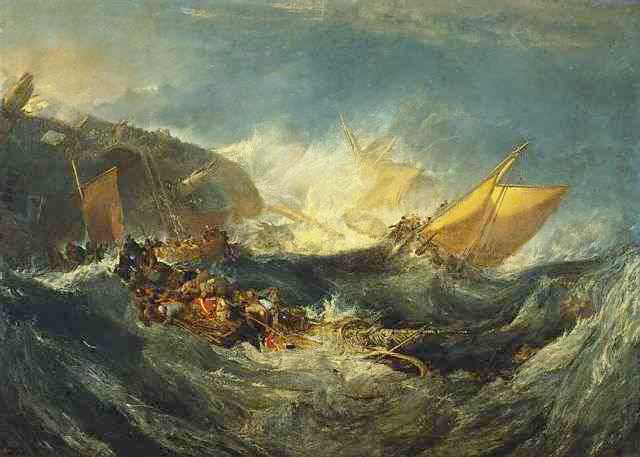 The shipwreck of the Minotaur,